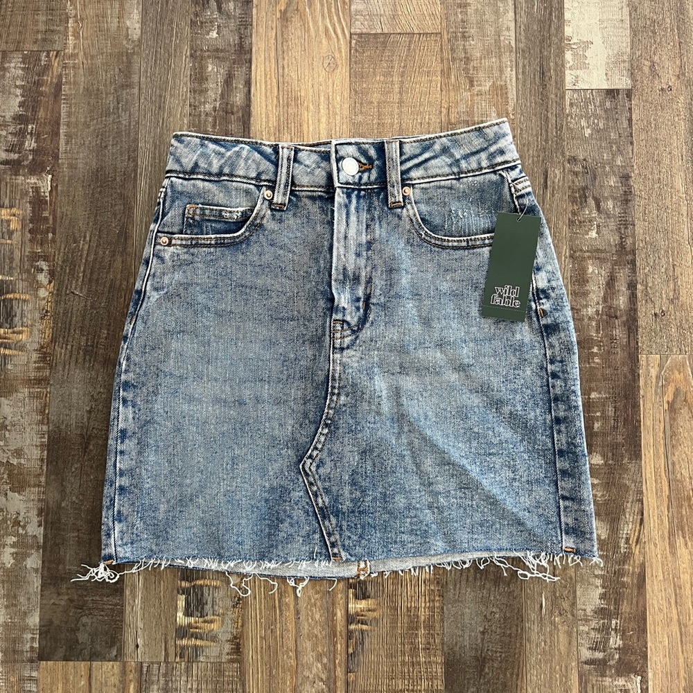 Denim jean skirt from Target! Never been worn!!